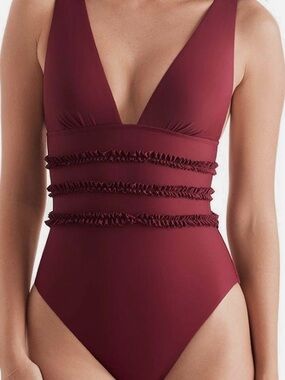 Mimi Flamingo "Sonny" Ruffled One-Piece Swimsuit